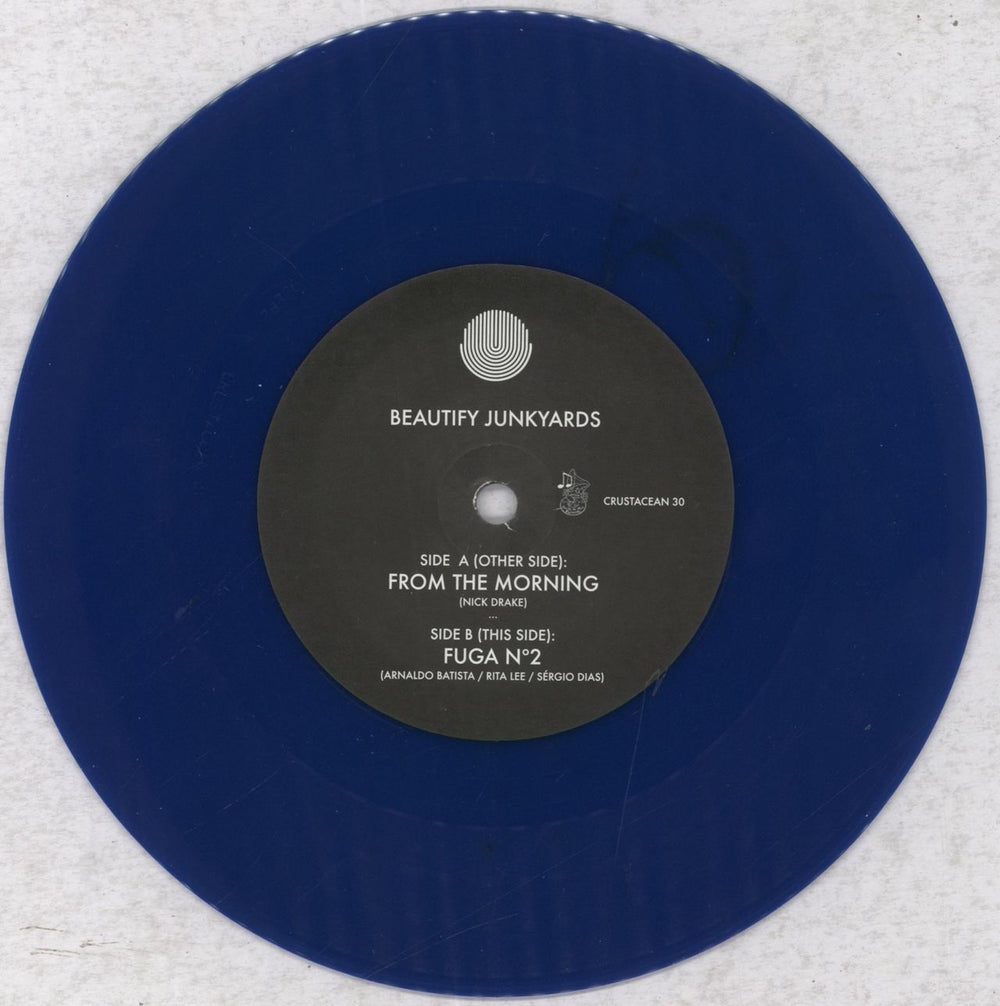 Beautify Junkyards From The Morning / Fuga Nº 2 - Blue Vinyl UK 7" vinyl single (7 inch record / 45) 2GF07FR836358