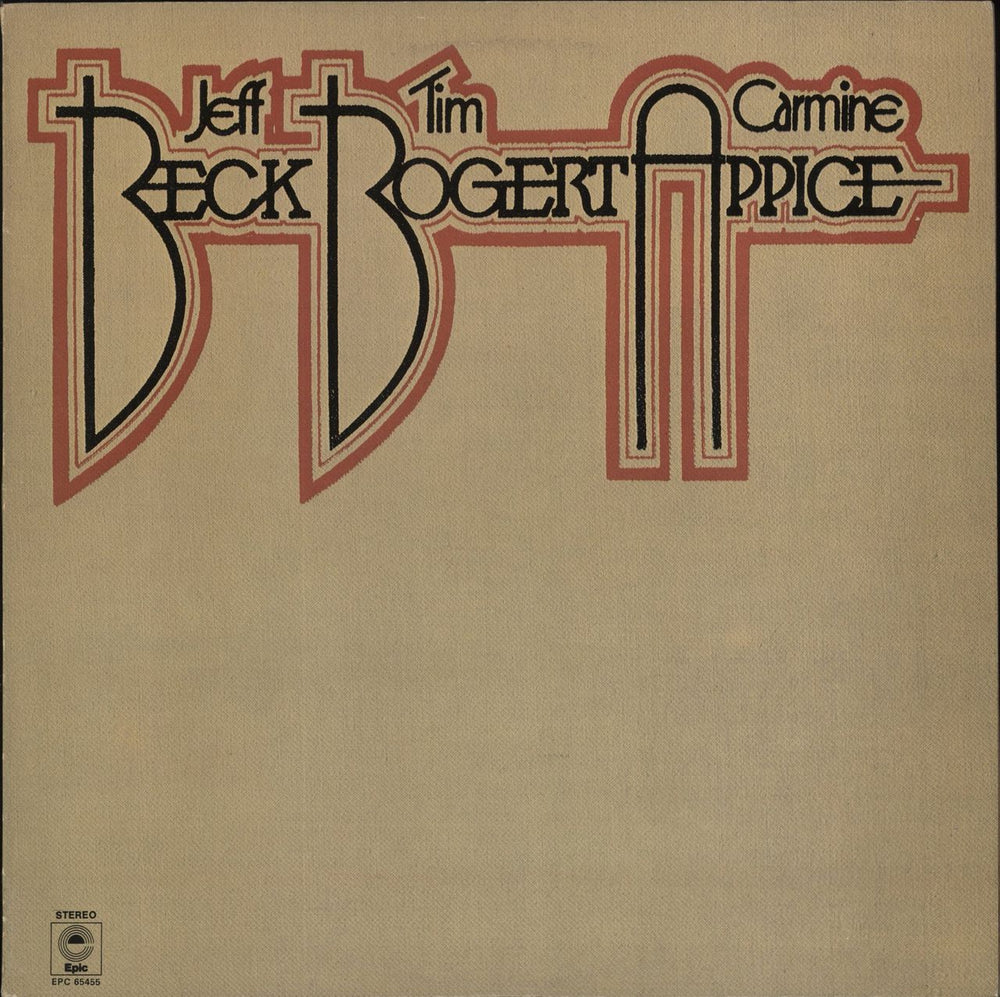 Beck, Bogert & Appice Beck, Bogert, Appice - blue label UK vinyl LP album (LP record) EPC65455