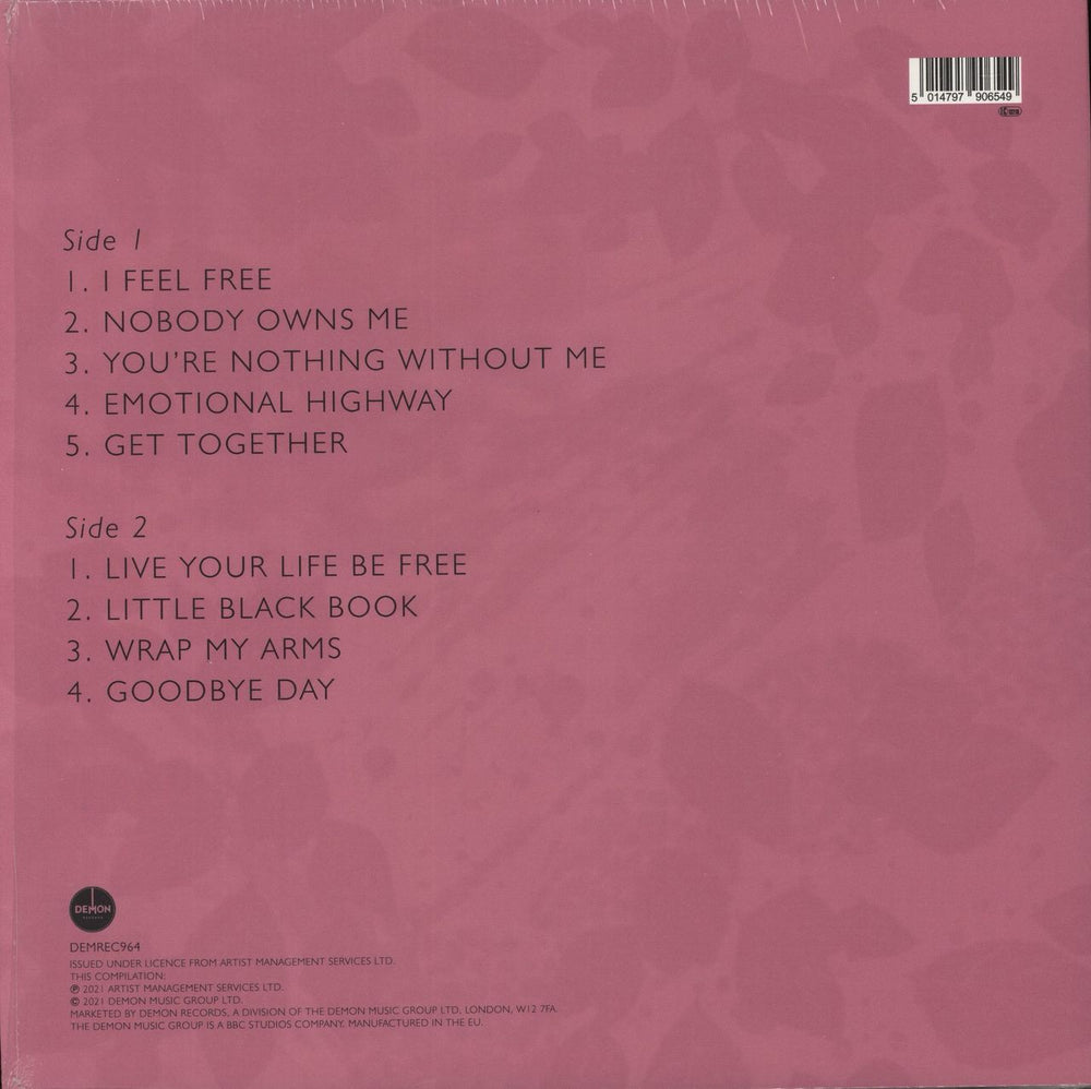 Belinda Carlisle Nobody Owns Me - NAD21 - 180gm White Vinyl UK vinyl LP album (LP record) 5014797906549