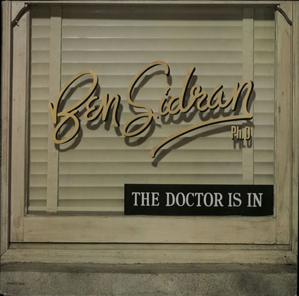 Ben Sidran The Doctor Is In UK vinyl LP album (LP record) SPARTY1022