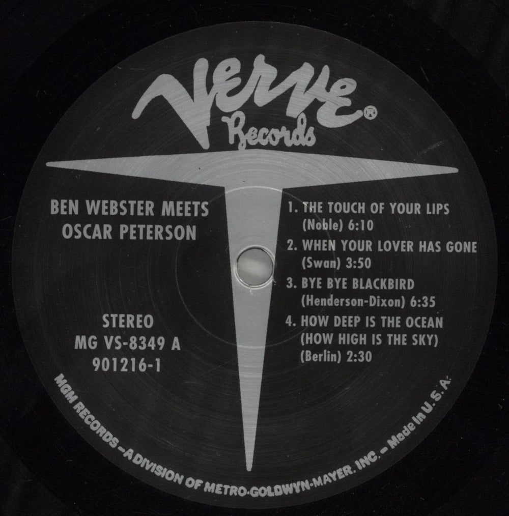 Ben Webster Meets Oscar Peterson - 200gm - Shrink German vinyl LP album (LP record) BNWLPME879265