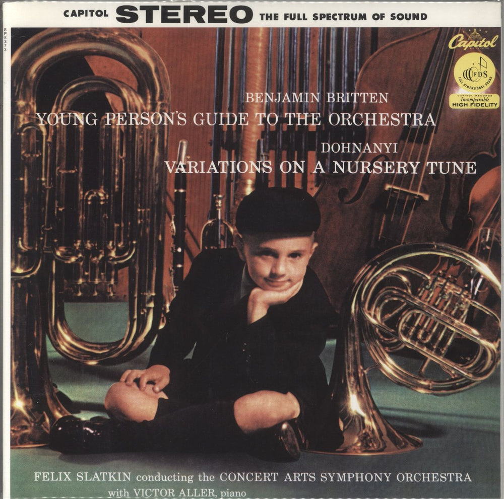 Benjamin Britten Young Person's Guide To The Orchestra - 180gm US vinyl LP album (LP record) SP8373