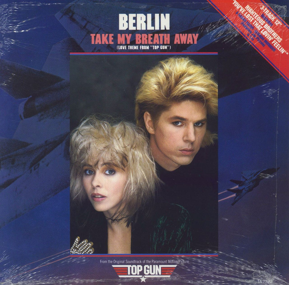 Berlin Take My Breath Away UK 12" vinyl single (12 inch record / Maxi-single) TA7320