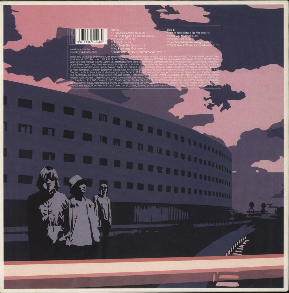 Bernard Butler Friends And Lovers UK vinyl LP album (LP record) 5017556302484