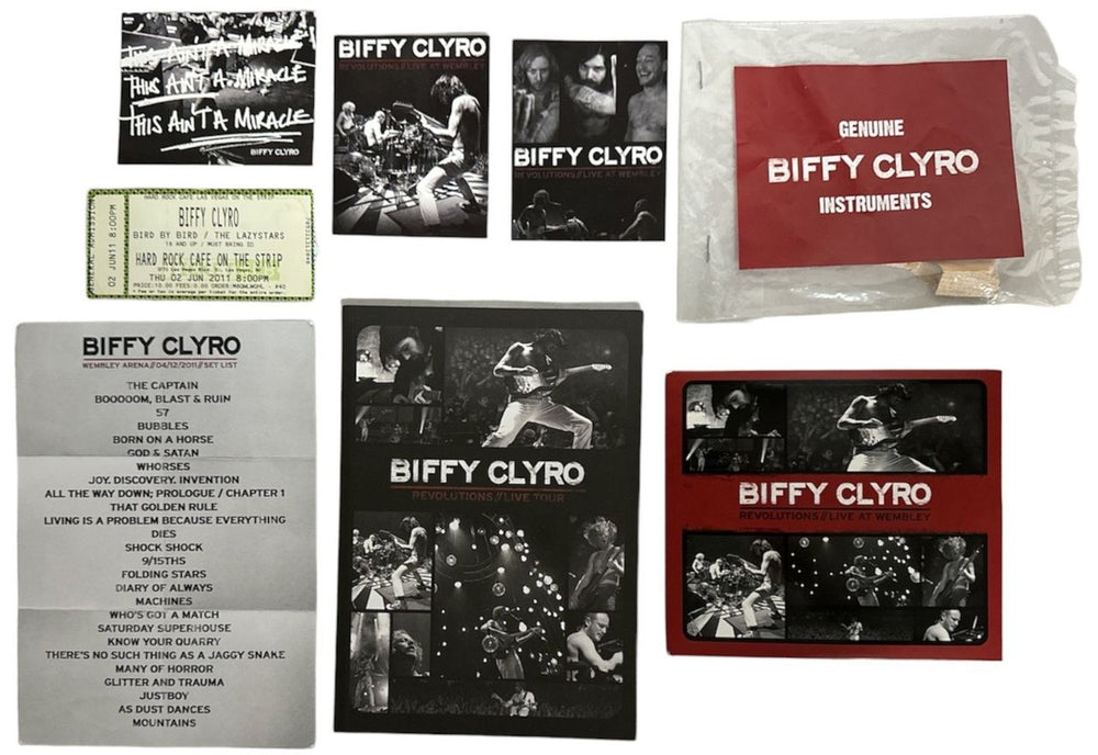 Biffy Clyro Revolutions // Live At Wembley UK CD Album Box Set B.YDXRE835889