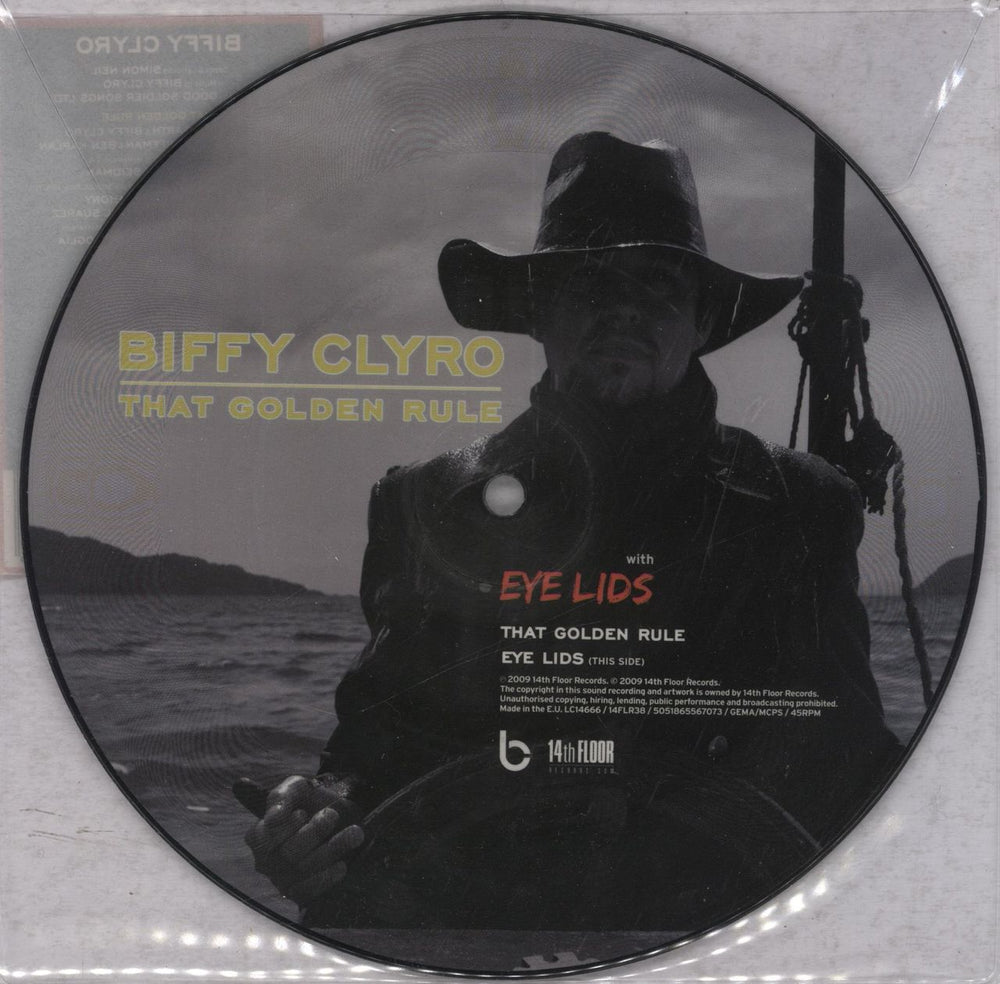 Biffy Clyro That Golden Rule UK 7" vinyl picture disc (7 inch picture disc single) 14FLR38