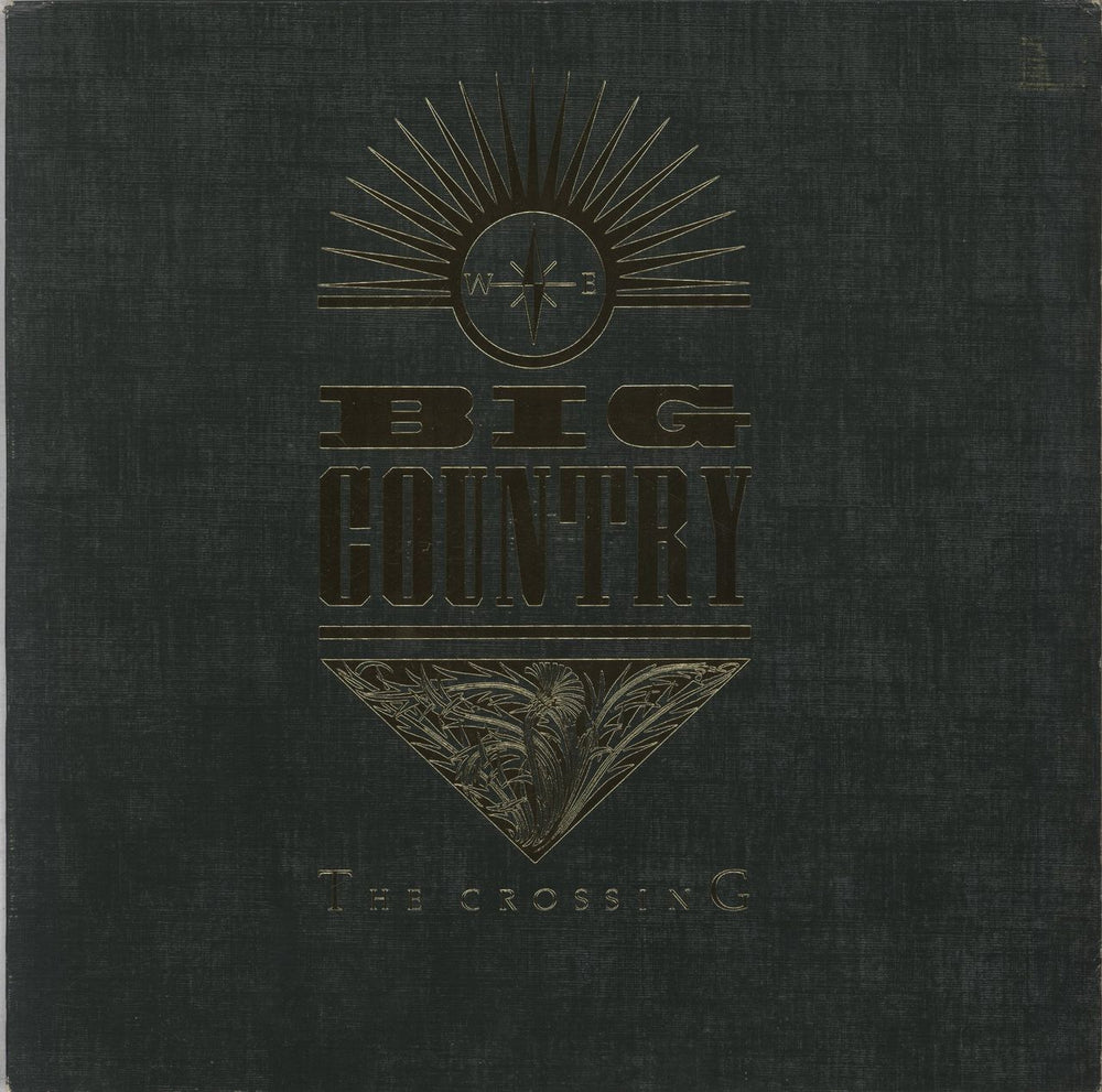 Big Country The Crossing - Green - EX UK vinyl LP album (LP record) MERS27