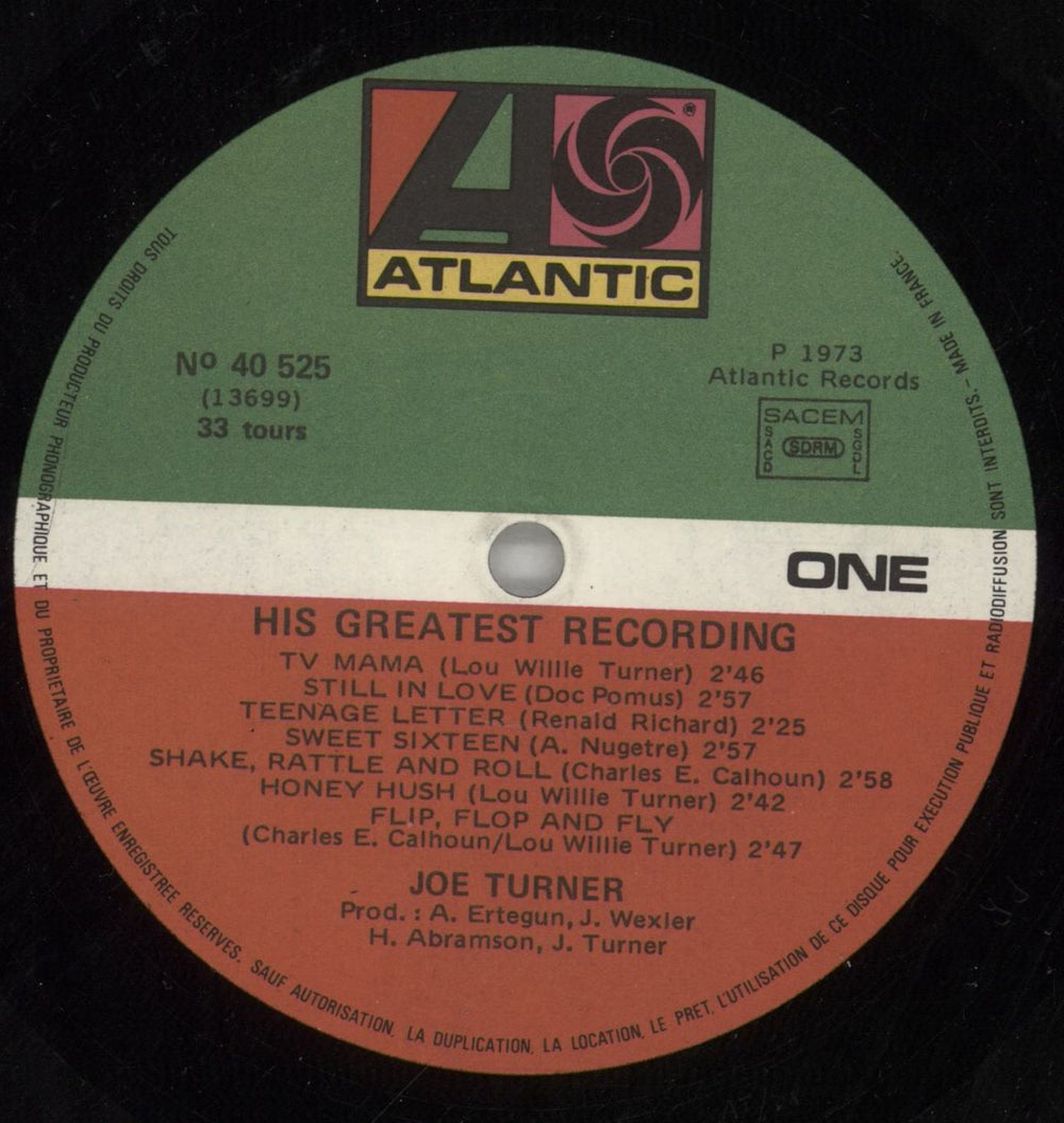 Big Joe Turner His Greatest Recordings UK vinyl LP album (LP record) J43LPHI492788