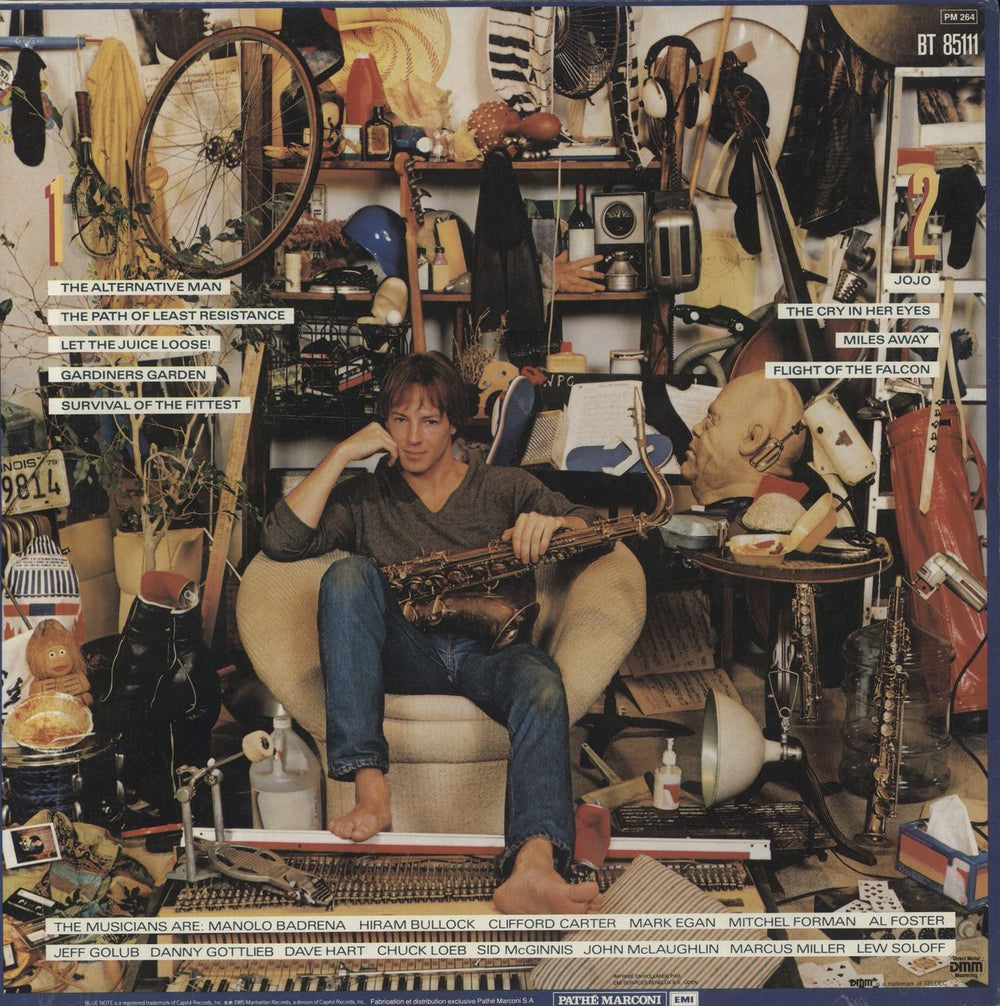 Bill Evans (Sax) The Alternative Man - Shrink French vinyl LP album (LP record) 077778511110