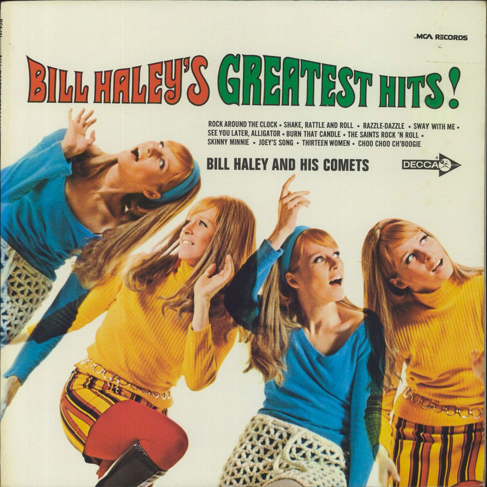 Bill Haley & The Comets Bill Haley's Greatest Hits! US vinyl LP album (LP record) MCA-161