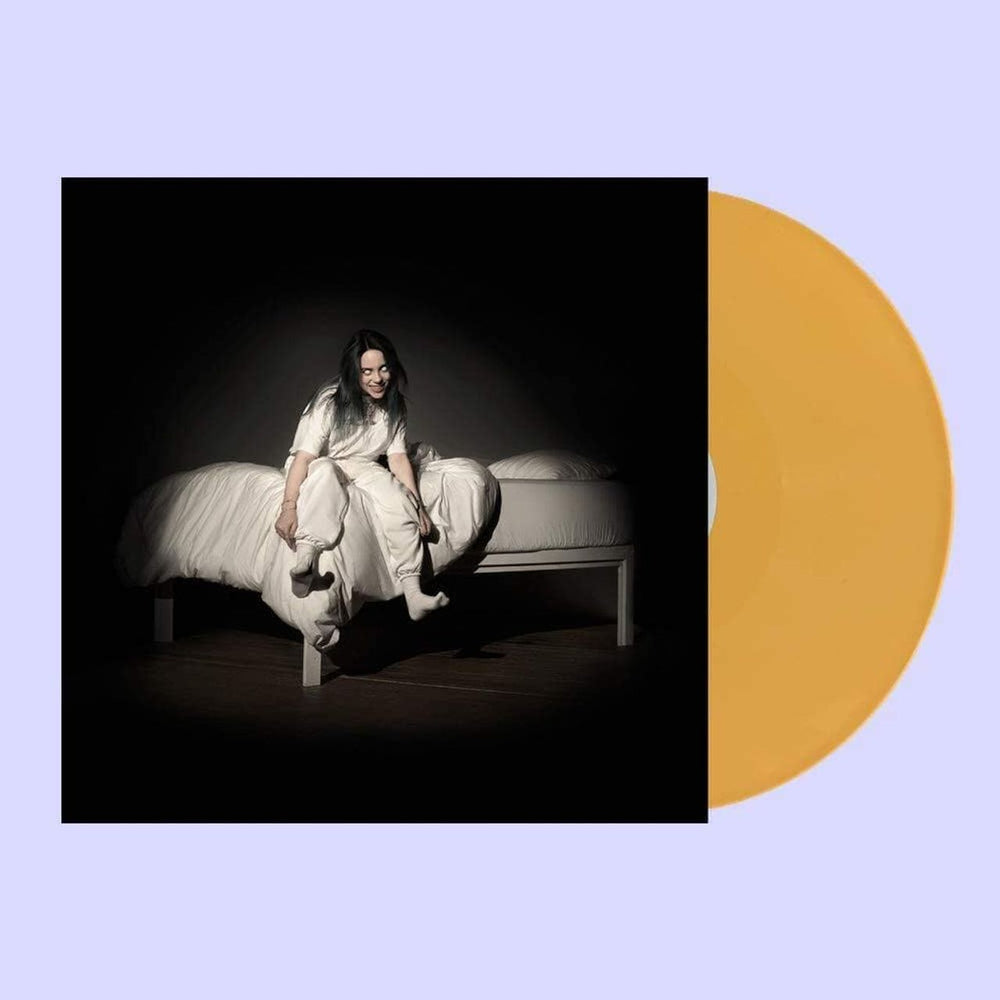 Billie Eilish When We All Fall Asleep, Where Do We Go ? - Apricot Vinyl - Sealed UK vinyl LP album (LP record) 0NRLPWH774571