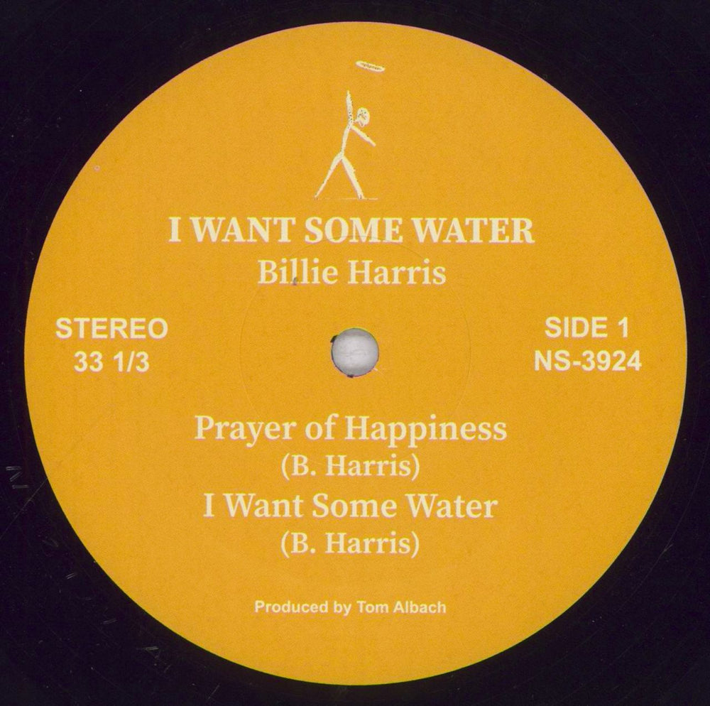 Billie Harris I Want Some Water US vinyl LP album (LP record) 71MLPIW842980