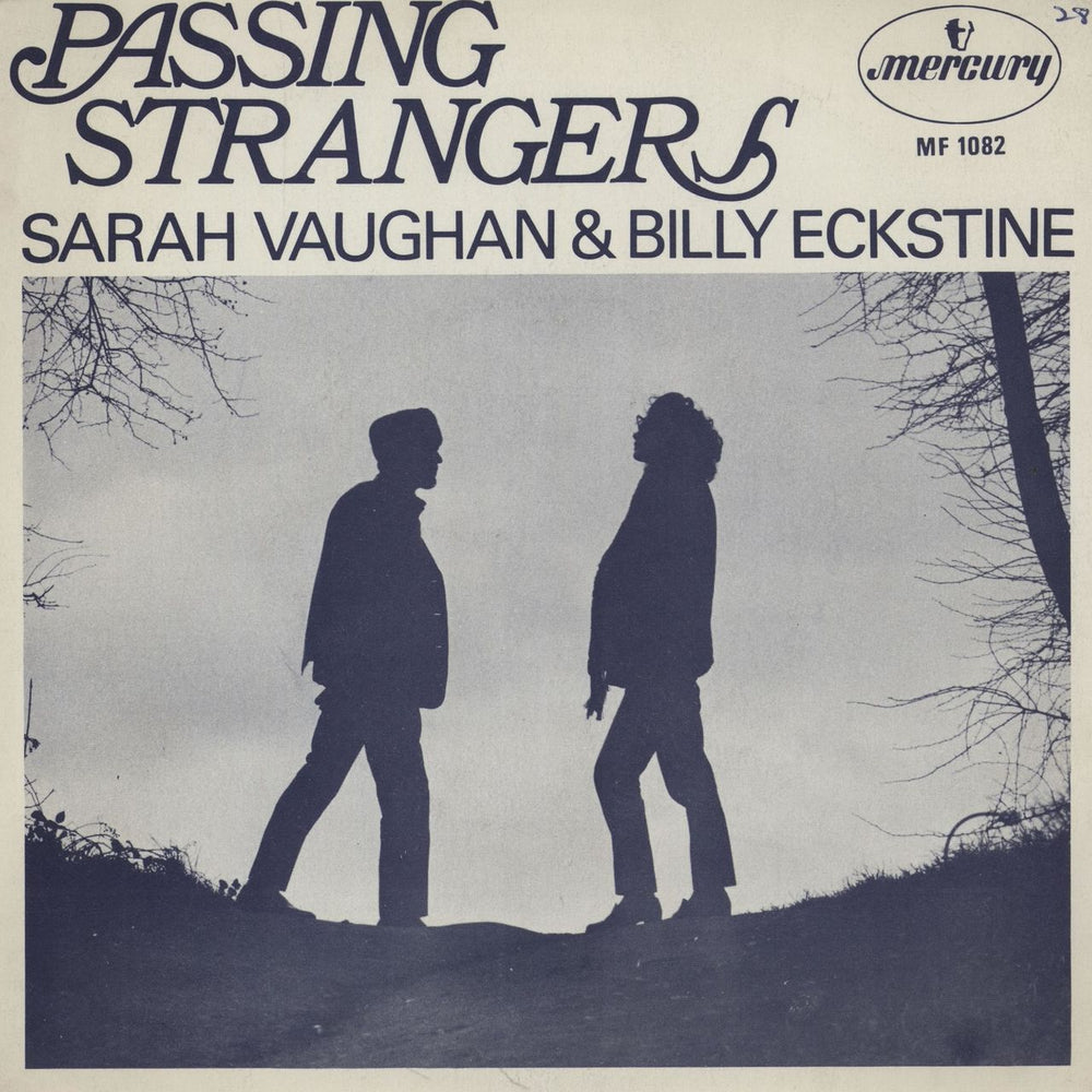 Billy Eckstine & Sarah Vaughan Passing Strangers - P/S UK 7" vinyl single (7 inch record / 45) MF1082