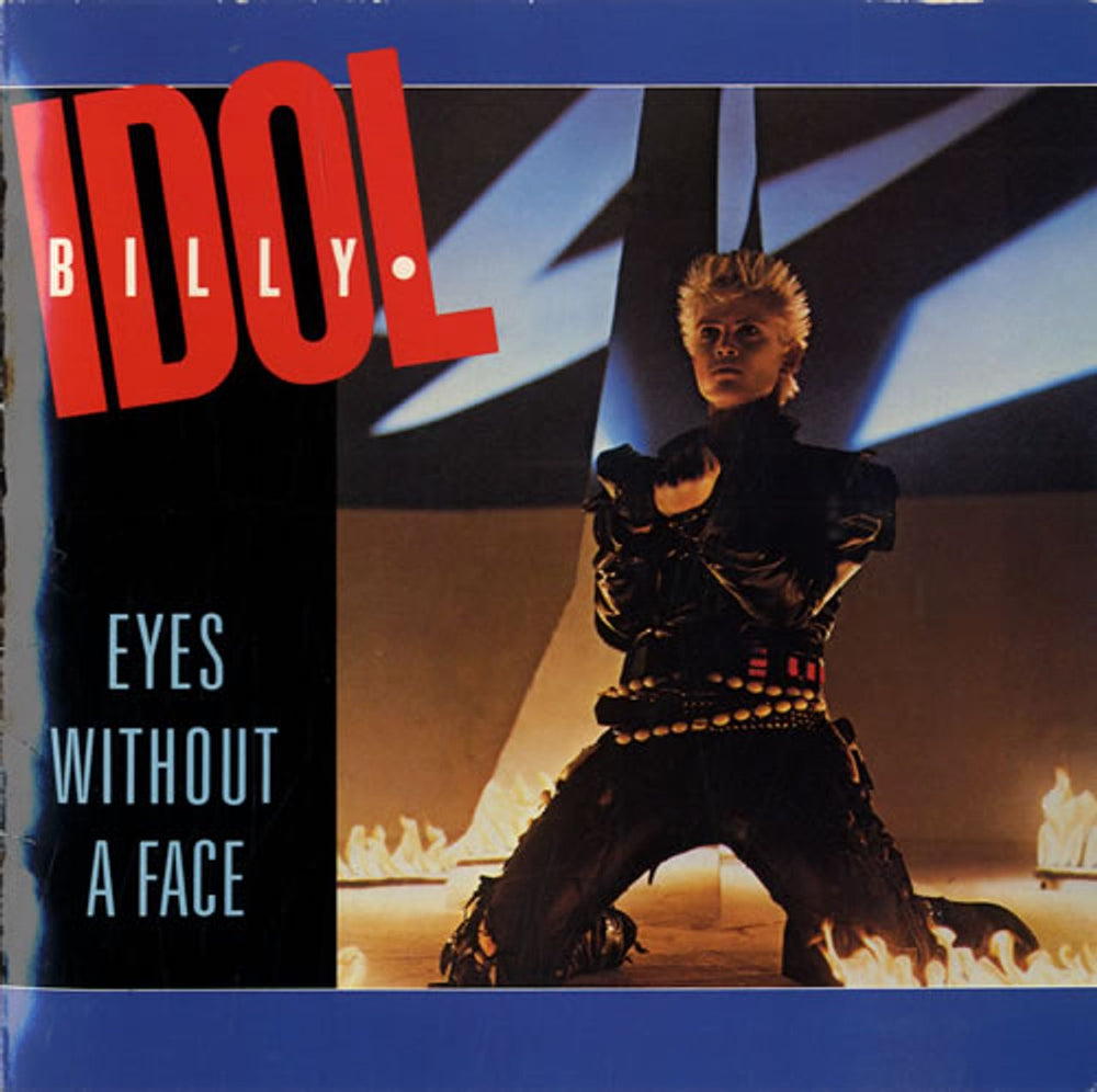 Billy Idol Eyes Without A Face - Gatefold UK 7" vinyl single (7 inch record / 45) IDOL3