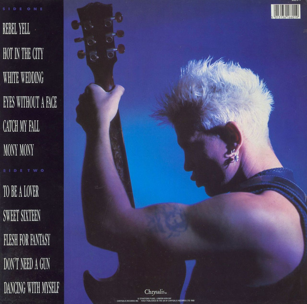 Billy Idol Idol Songs - EX UK vinyl LP album (LP record) 5013136166019