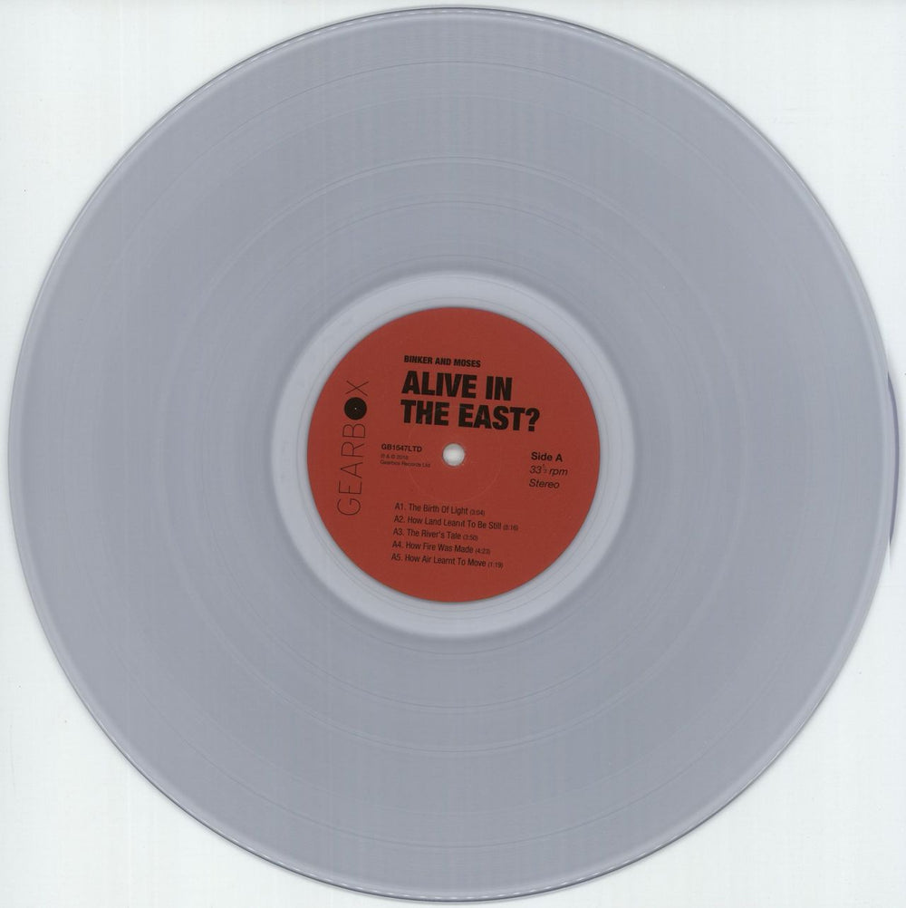 Binker And Moses Alive In The East? - Clear Vinyl UK vinyl LP album (LP record) 6TOLPAL872274