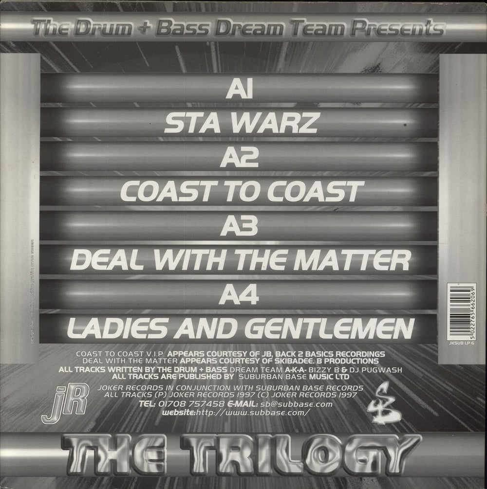 Bizzy B The Trilogy UK Promo 2-LP vinyl record set (Double LP Album) 5022765662069