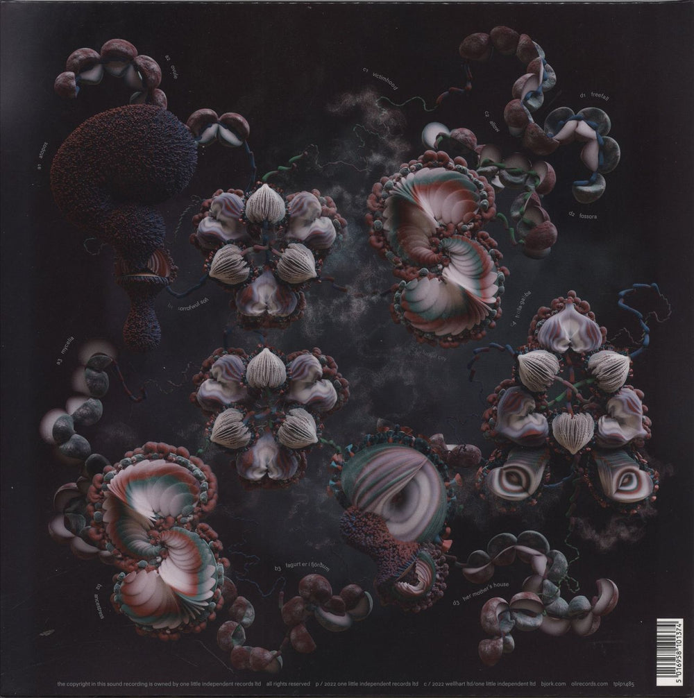 Björk Fossora UK 2-LP vinyl record set (Double LP Album) 5016958101374