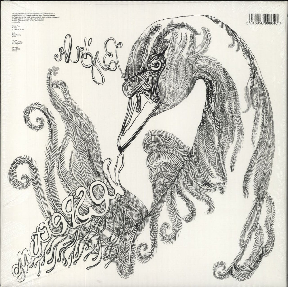 Björk Vespertine - White vinyl - Sealed UK 2-LP vinyl record set (Double LP Album) 5016958998646