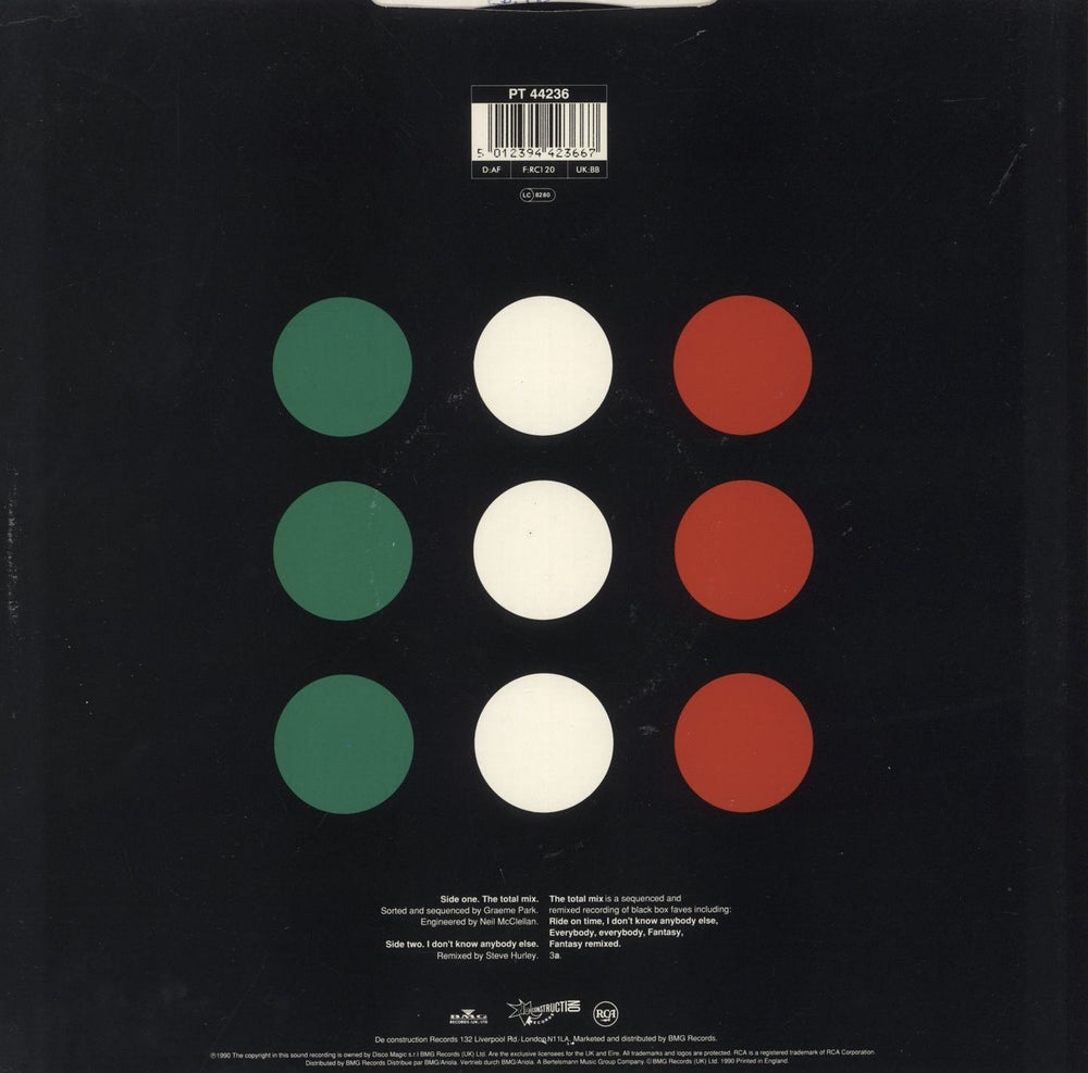 Black Box The Total Mix UK 12" vinyl single (12 inch record / Maxi-single) 5012394423667