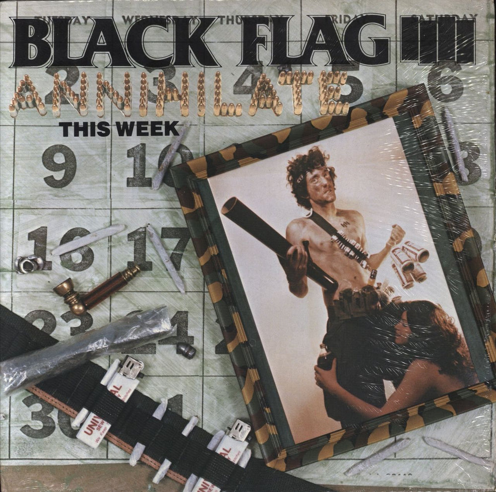 Black Flag Annihilate This Week US 12" vinyl single (12 inch record / Maxi-single) SST081