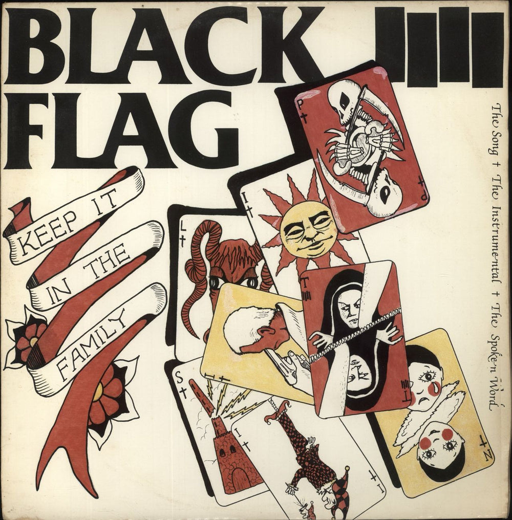 Black Flag Keep It In The Family UK 12" vinyl single (12 inch record / Maxi-single) SST12001