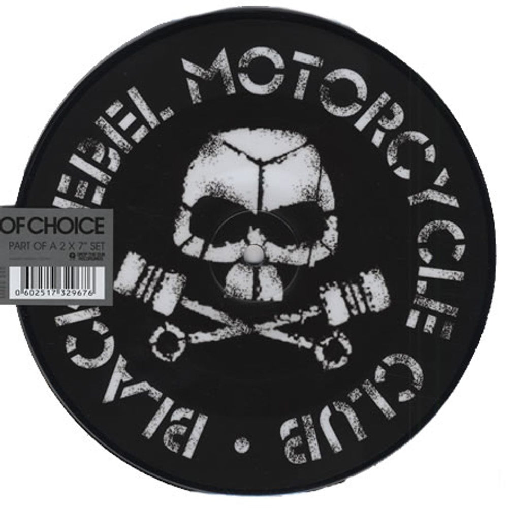 Black Rebel Motorcycle Club Weapon Of Choice UK 7" vinyl picture disc (7 inch picture disc single) RBC7PWE396655