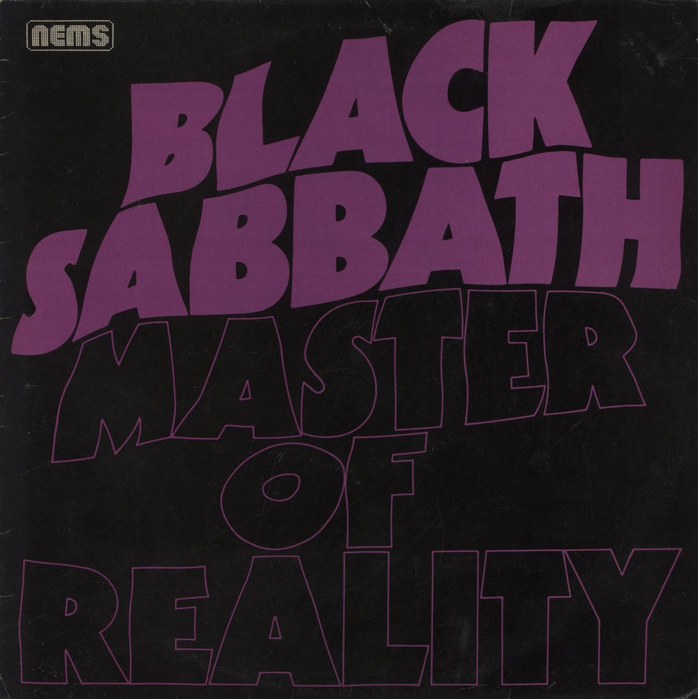 Black Sabbath Master Of Reality - Glossy (VG) Sleeve Dutch vinyl LP album (LP record) NEL6004