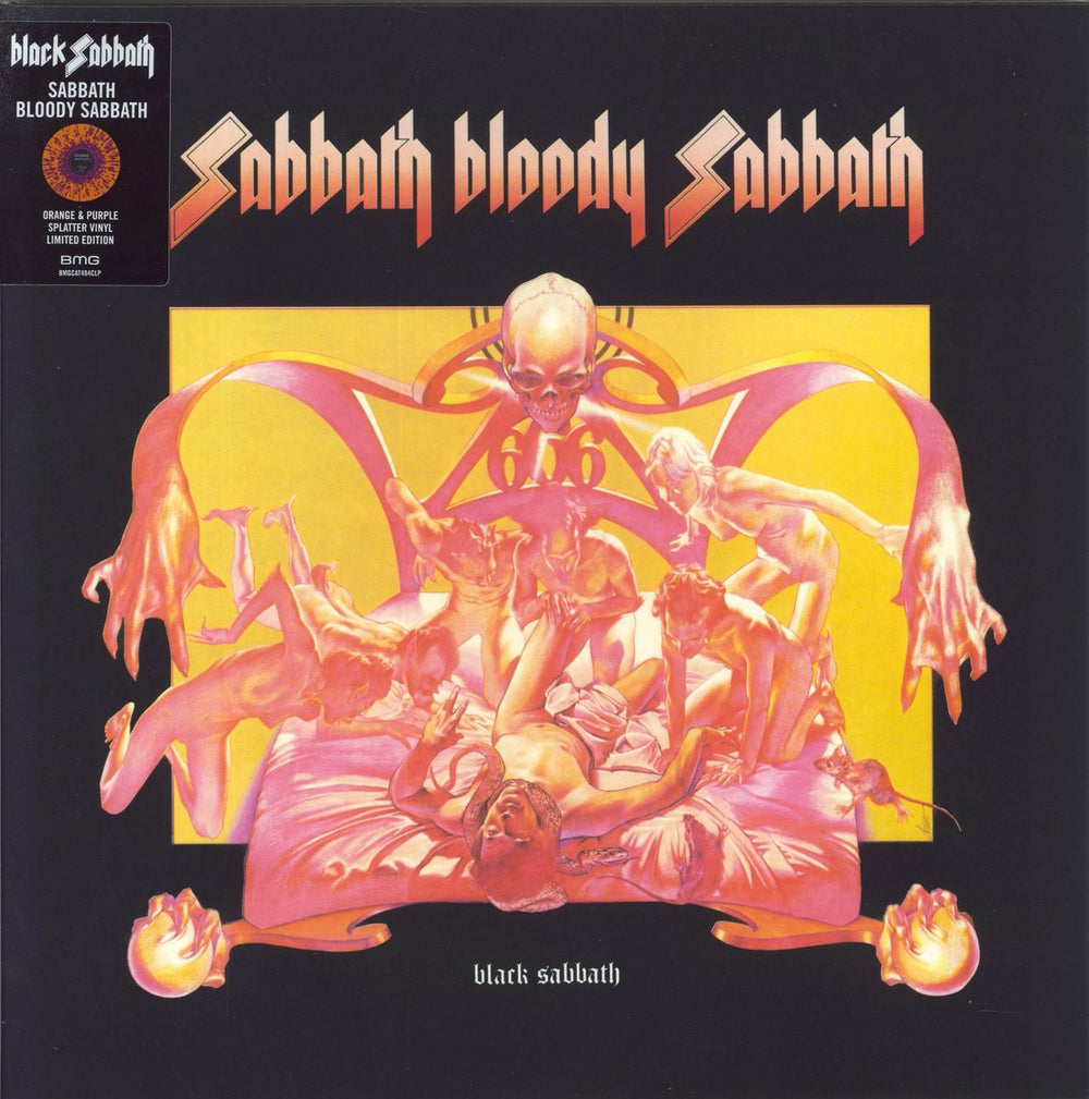 Black Sabbath Sabbath Bloody Sabbath - 180gm Orange & Purple Splatter Vinyl UK vinyl LP album (LP record) BMGCAT484CLP