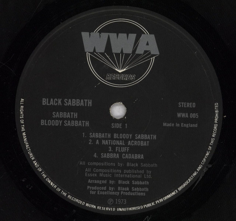 Black Sabbath Sabbath Bloody Sabbath - 2nd + Inner - EX UK vinyl LP album (LP record) BLKLPSA133167