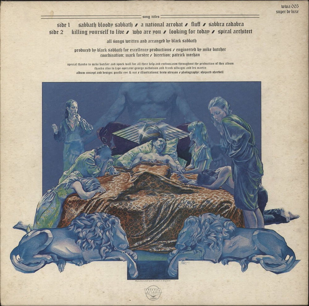 Black Sabbath Sabbath Bloody Sabbath - 2nd + Inner - VG UK vinyl LP album (LP record)