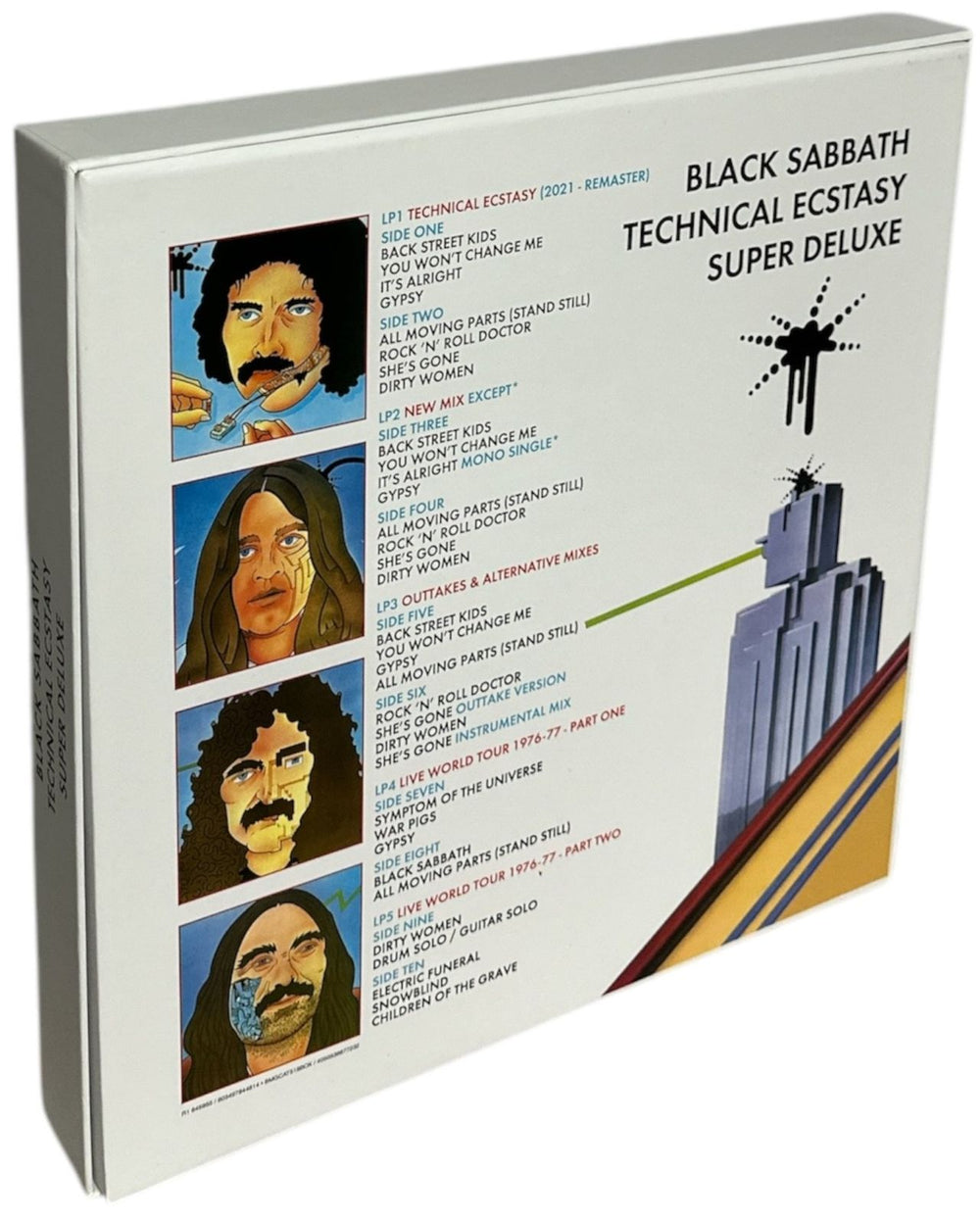 Black Sabbath Technical Ecstasy - Super Deluxe 5LP Edition UK Vinyl Box Set 4050538677232