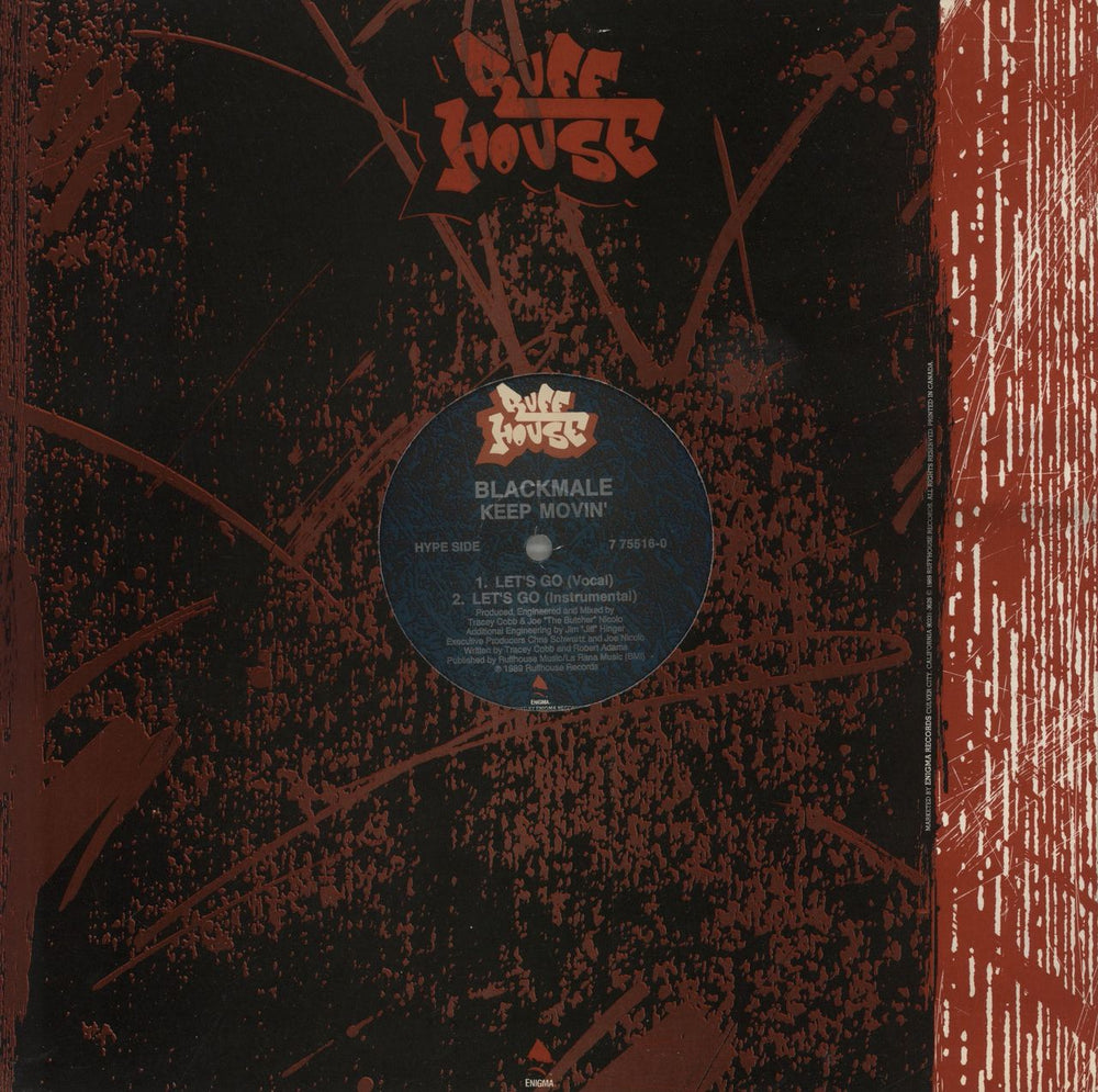 Blackmale Keep Movin' US 12" vinyl single (12 inch record / Maxi-single)