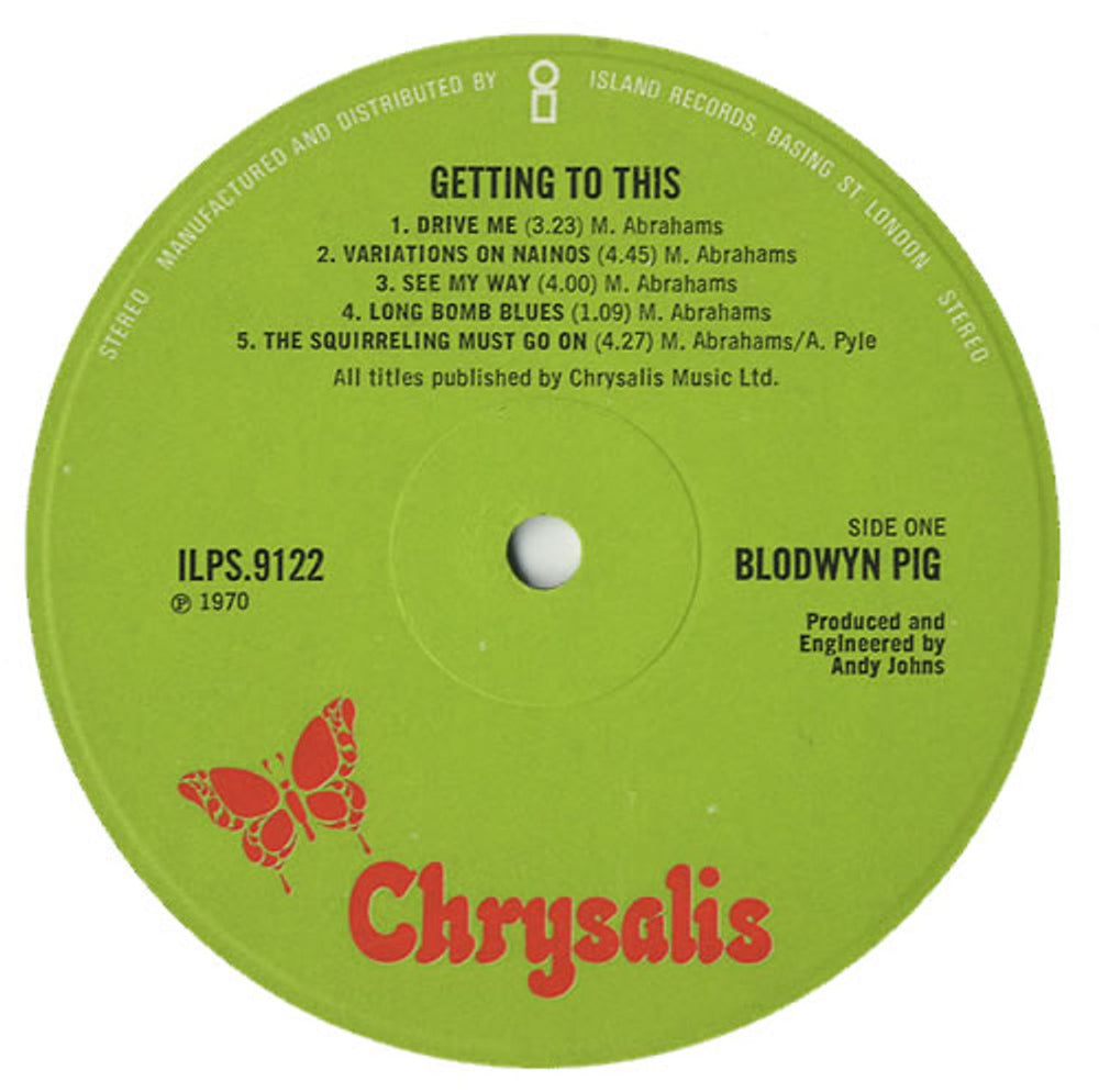 Blodwyn Pig Getting To This - 1st UK vinyl LP album (LP record) BWYLPGE106891