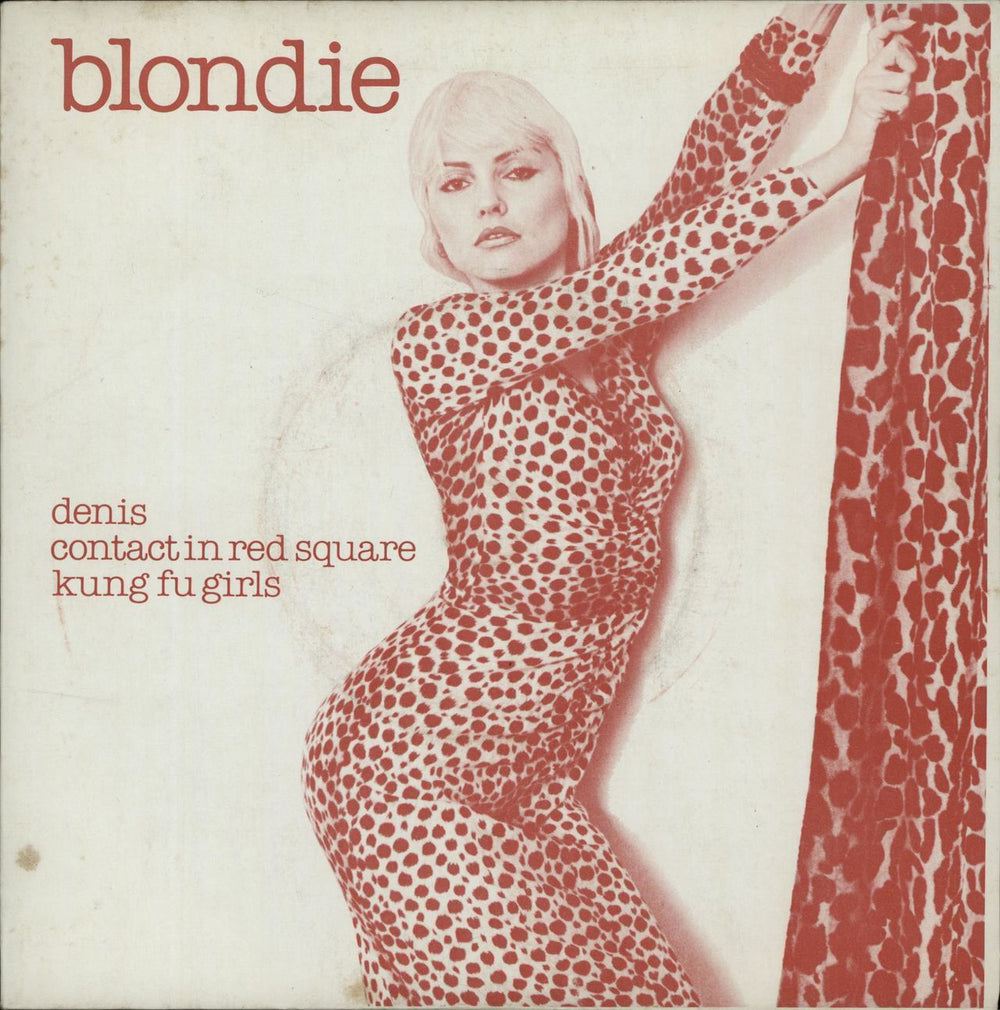 Blondie Denis (Denee) - Red Sleeve UK 7" vinyl single (7 inch record / 45) CHS2204