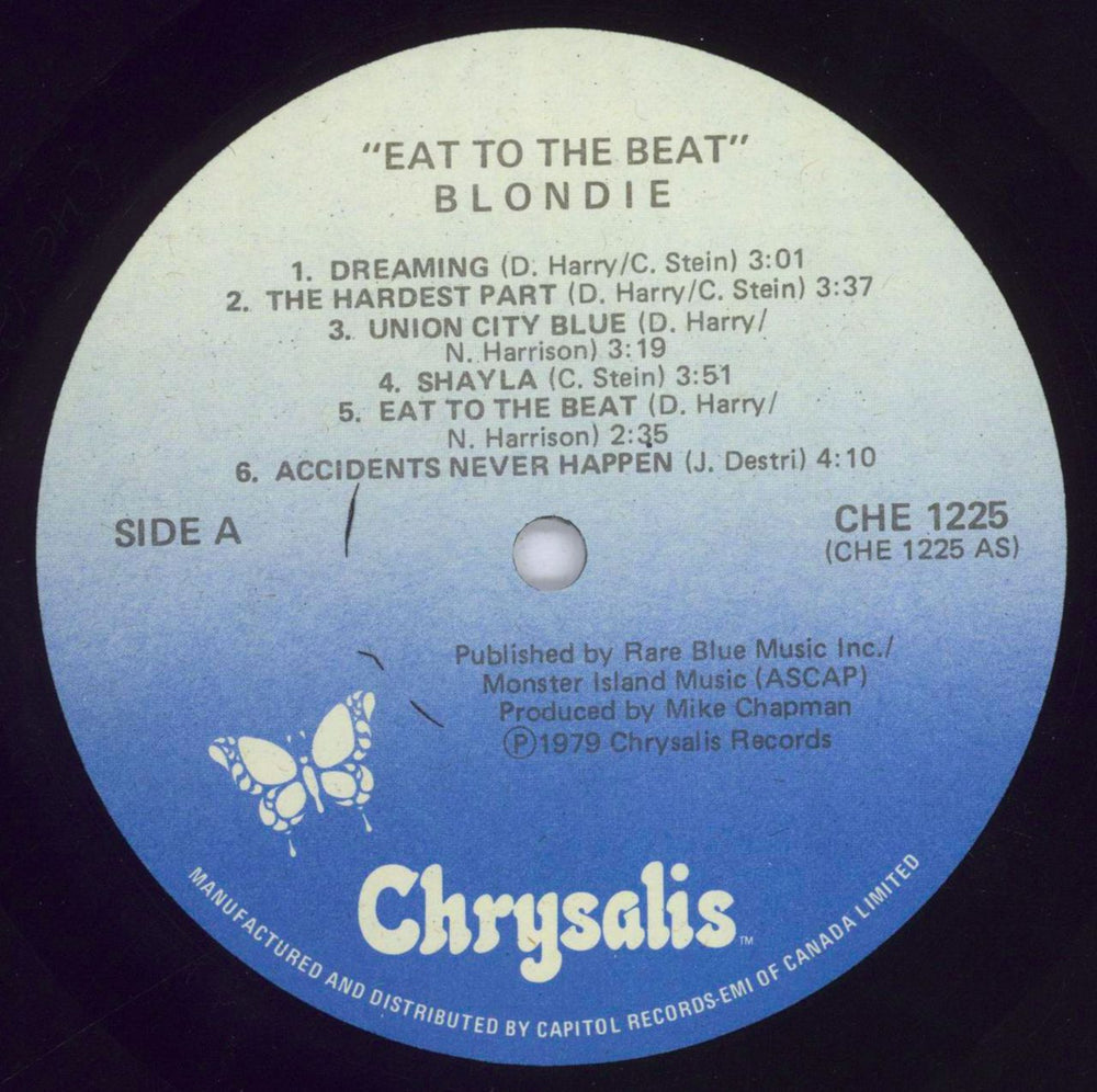 Blondie Eat To The Beat Canadian vinyl LP album (LP record) BLOLPEA245320