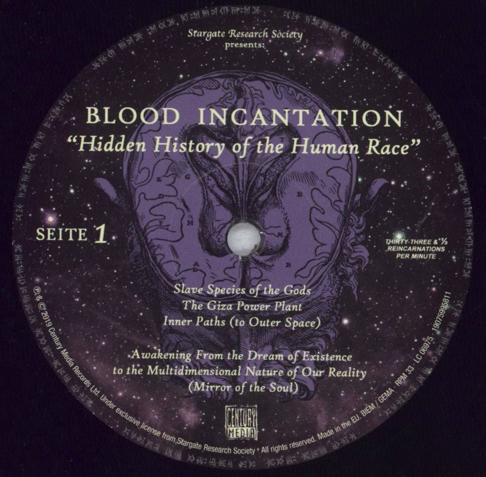 Blood Incantation Hidden History Of The Human Race UK vinyl LP album (LP record) QWSLPHI836085