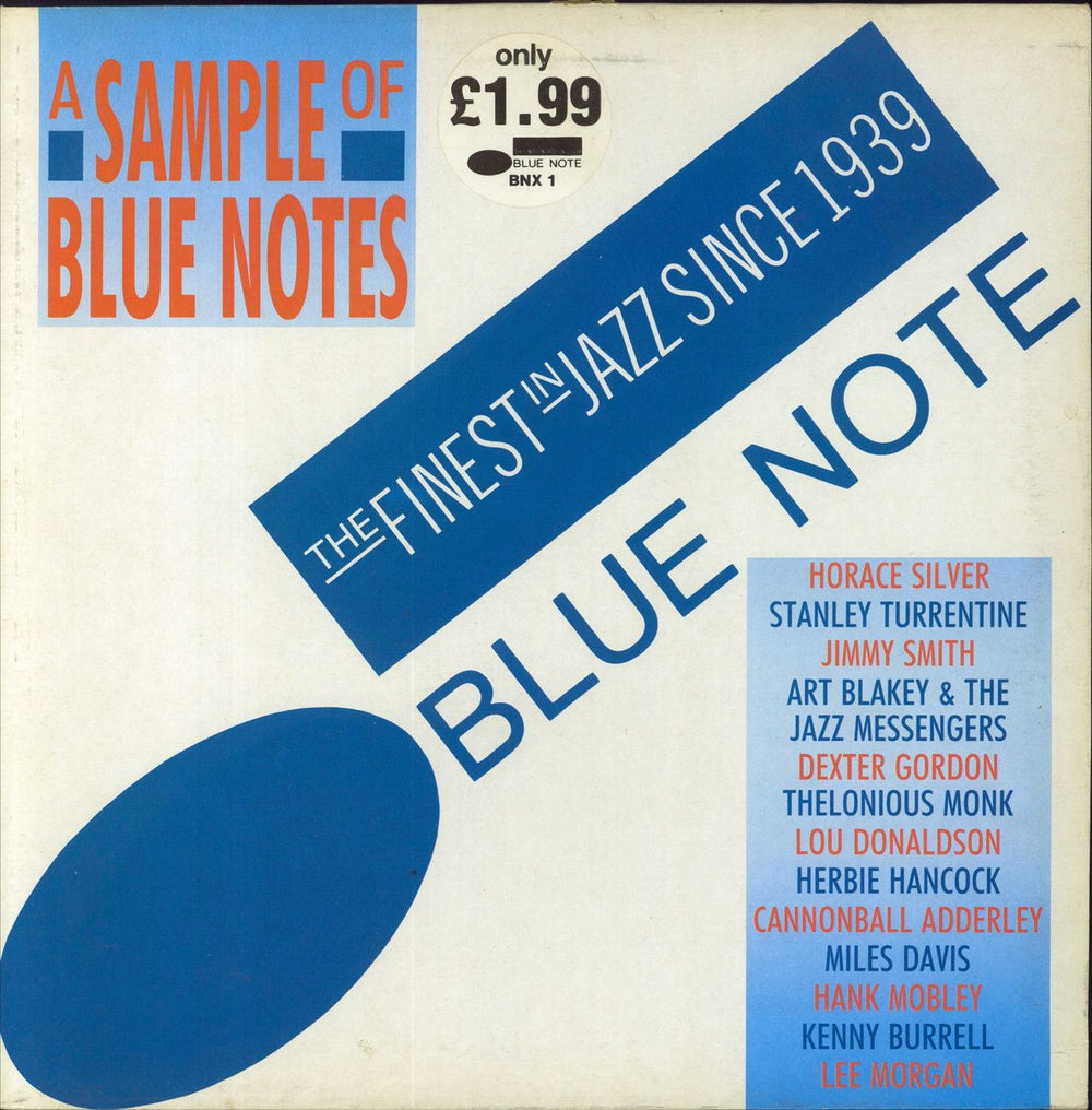 Blue Note A Sample Of Blue Notes UK vinyl LP album (LP record) BNX1