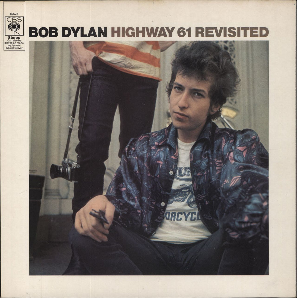 Bob Dylan Highway 61 Revisited - plain orange - matte p/s UK vinyl LP album (LP record) 62572