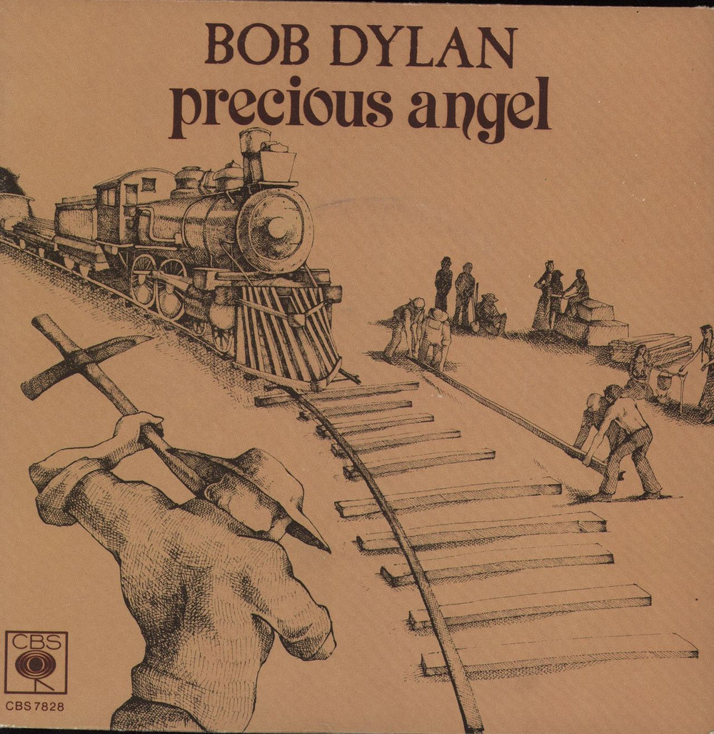 Bob Dylan Precious Angel Italian 7" vinyl single (7 inch record / 45) CBS7828