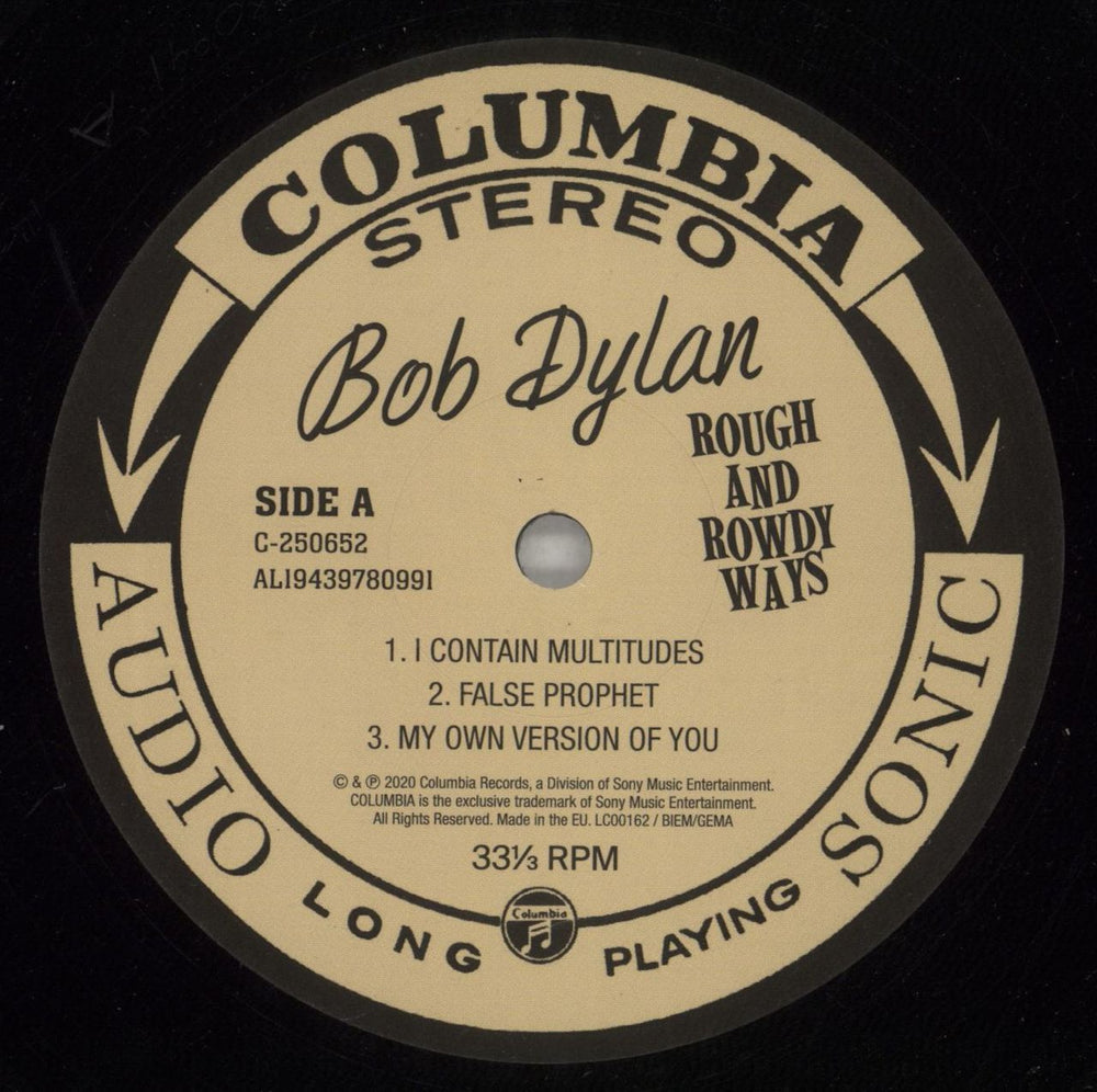 Bob Dylan Rough And Rowdy Ways - EX/VG UK 2-LP vinyl record set (Double LP Album) DYL2LRO869702