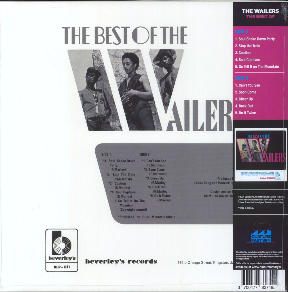 Bob Marley & The Wailers The Best Of The Wailers - Pink Vinyl - Sealed UK vinyl LP album (LP record) 3700477837495