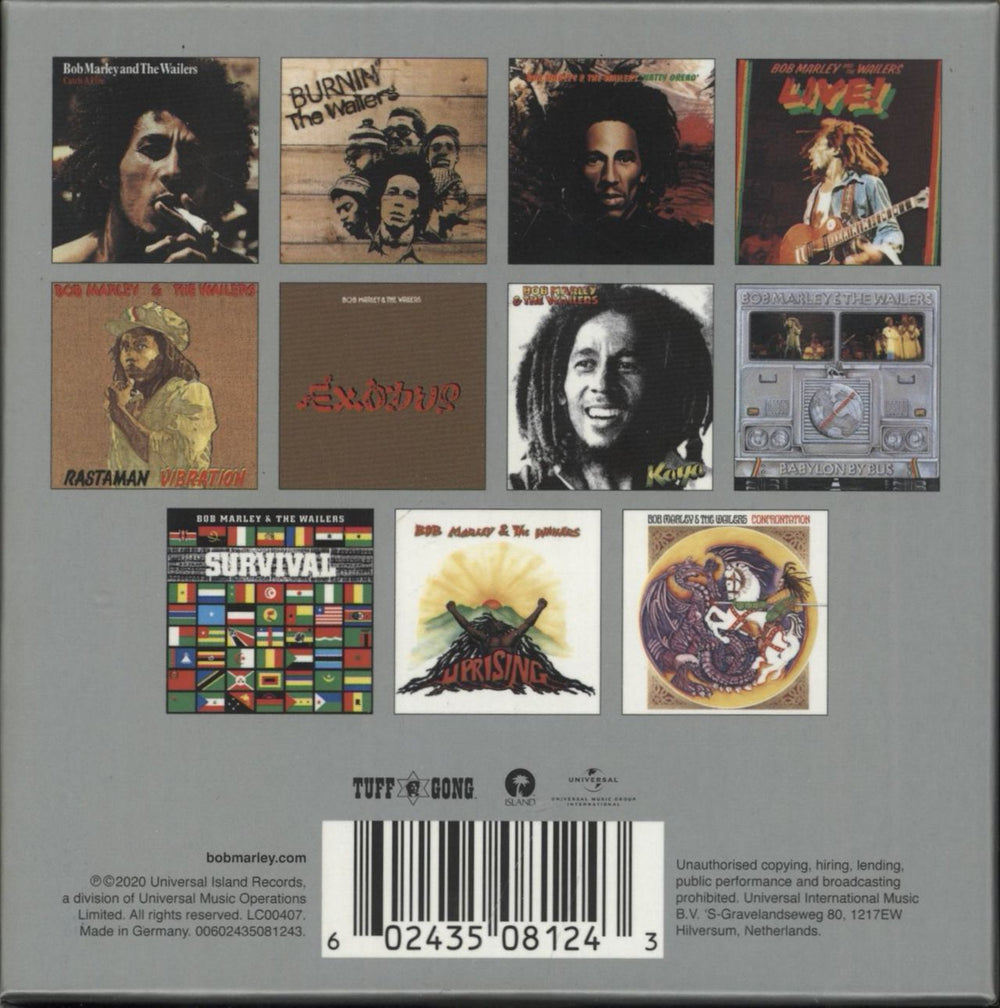 Bob Marley & The Wailers The Complete Island Recordings UK CD Album Box Set 0602435081243