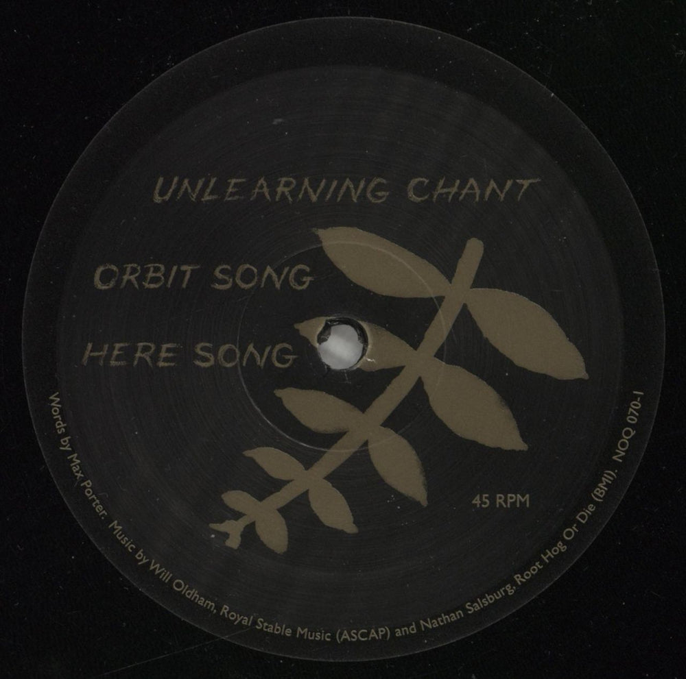 Bonnie Prince Billy Sing And Play Max Porter – Three Feral Pieces US 12" vinyl single (12 inch record / Maxi-single) BPB12SI872795