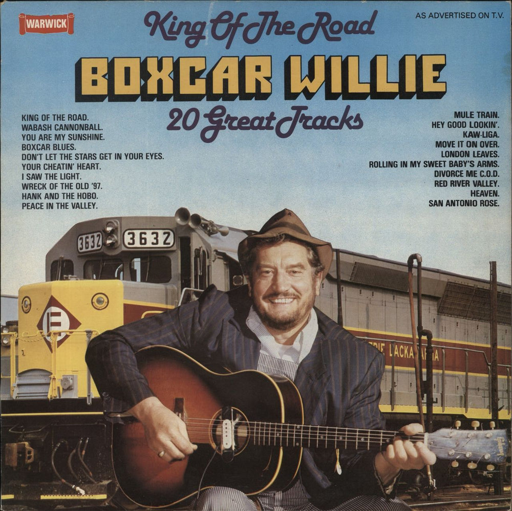 Boxcar Willie King Of The Road UK vinyl LP album (LP record) WW5084