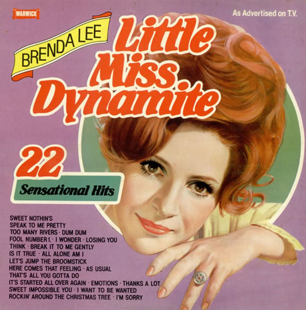 Brenda Lee Little Miss Dynamite UK vinyl LP album (LP record) WW5083