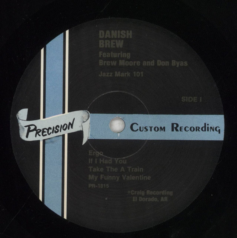 Brew Moore Danish Brew US vinyl LP album (LP record) 5BMLPDA855958