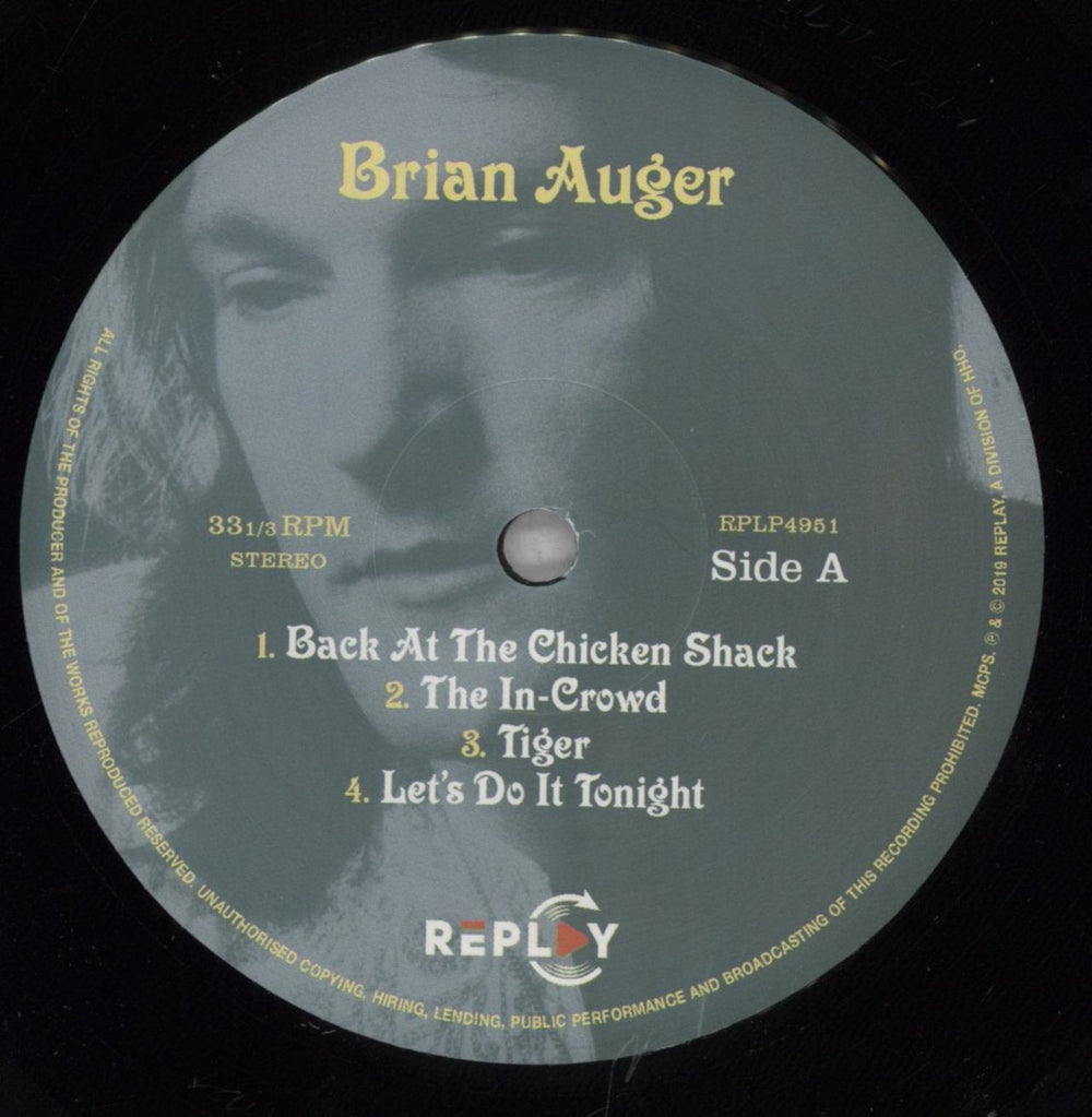 Brian Auger Brian Auger - Shrink - 180g UK vinyl LP album (LP record) AUGLPBR834692