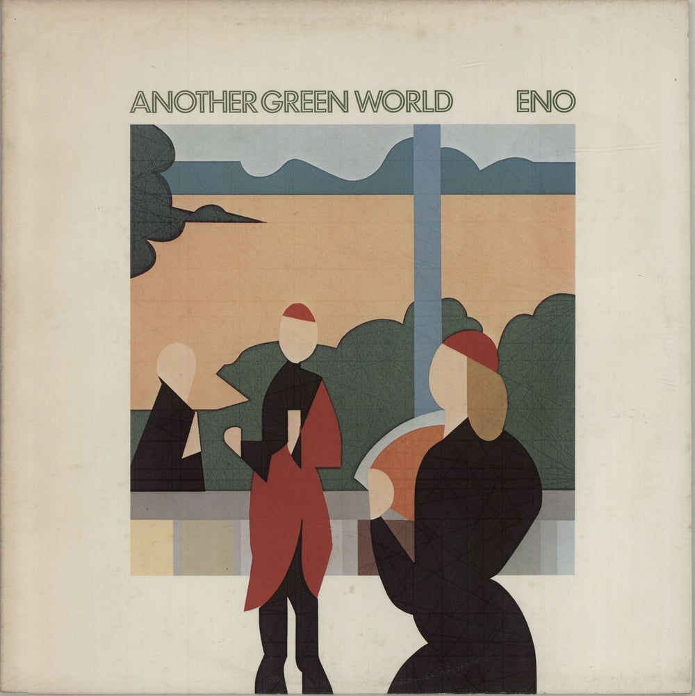 Brian Eno Another Green World - EX UK vinyl LP album (LP record) 2302069