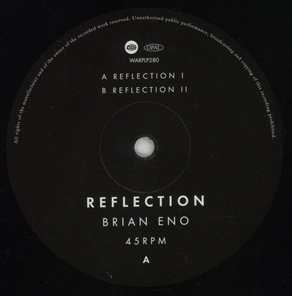 Brian Eno Reflection UK 2-LP vinyl record set (Double LP Album) ENO2LRE799288